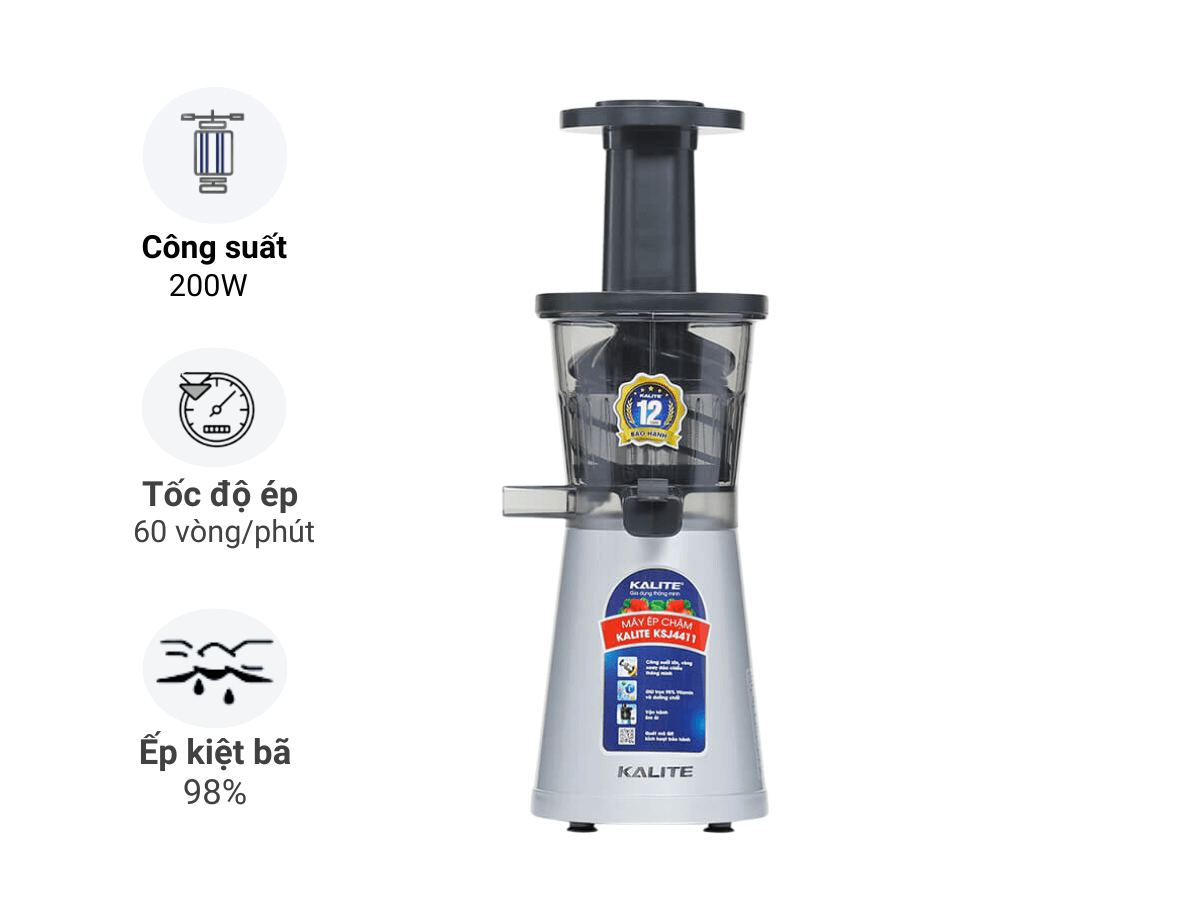 Máy ép chậm Kalite KSJ4411