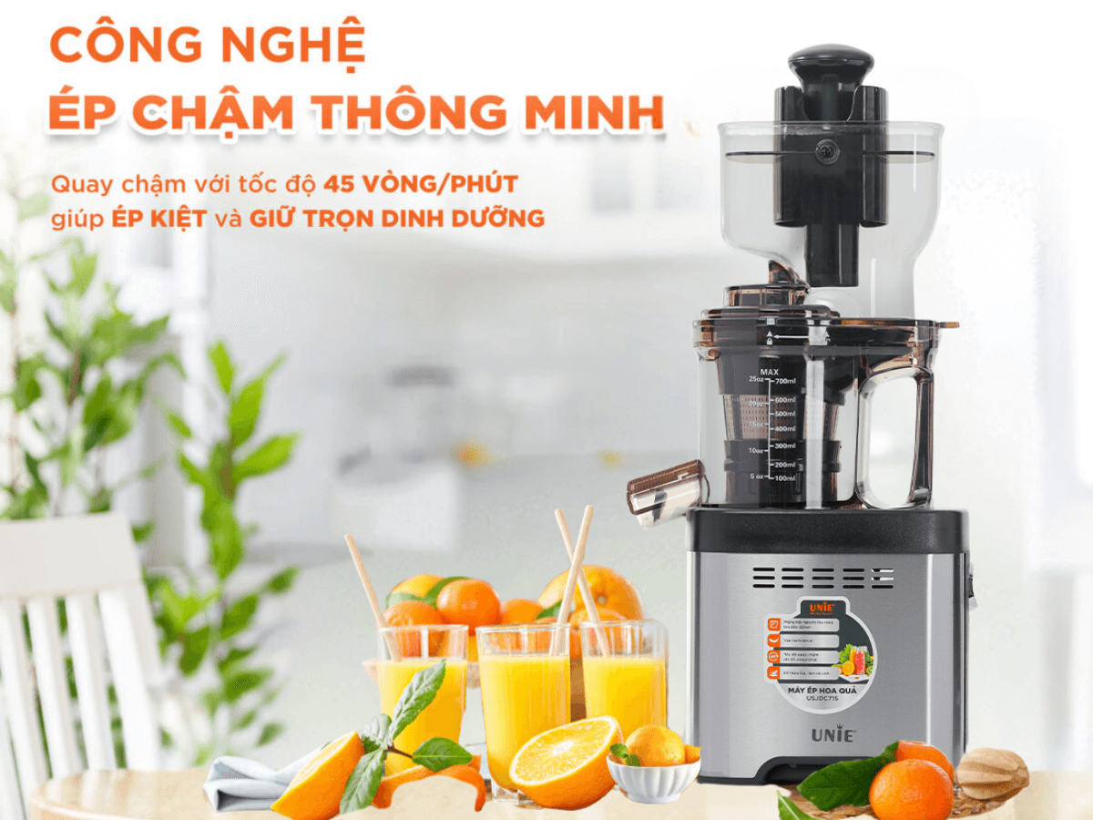 Công nghệ ép chậm hiệu suất cao