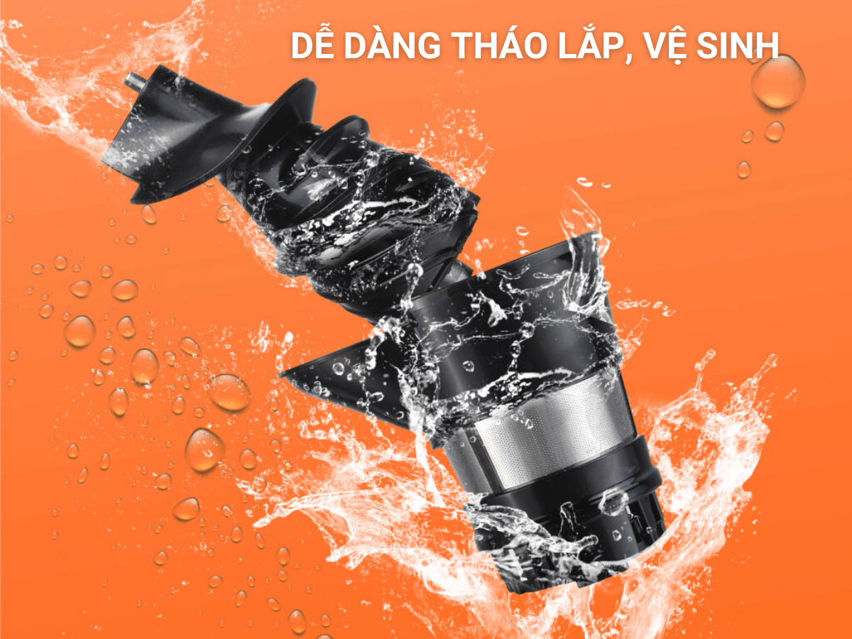 Dễ dàng tháo lắp và vệ sinh