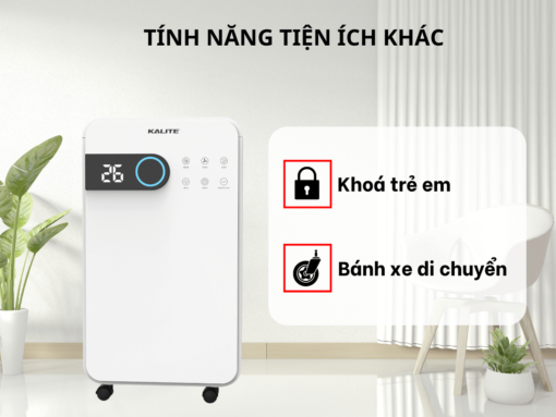 máy hút ẩm và lọc không khí kalite kl23wd (4) Tính năng tiện ích khác