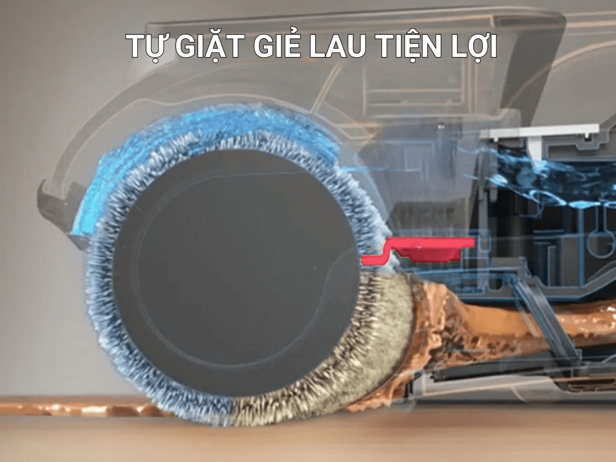 Tự giặt giẻ lau tiện lợi