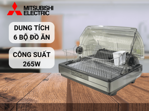 Dung tích 6 bộ đồ ăn, công suất 265W