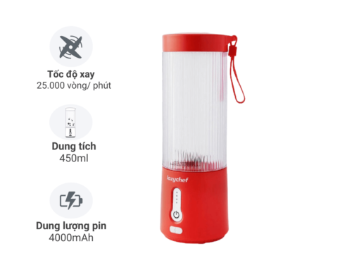 Máy xay cầm tay 3in1 Lazychef 450ml