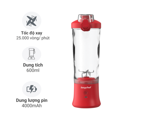 Máy xay cầm tay 3in1 Lazychef 600ml