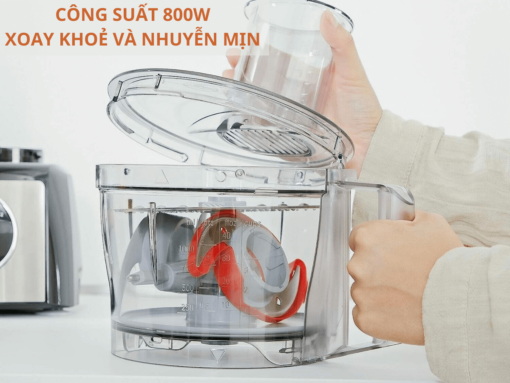 Công suất 800W, xoay khoẻ và nhuyễn mịn