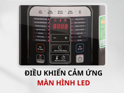 Điều khiển cảm ứng và màn hình LED