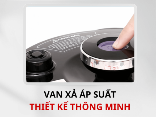 Van xả áp suất thiết kế thông minh