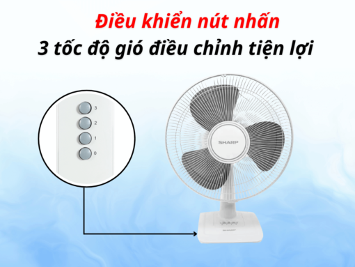 quạt bàn sharp pj-t40mv-lg (3)