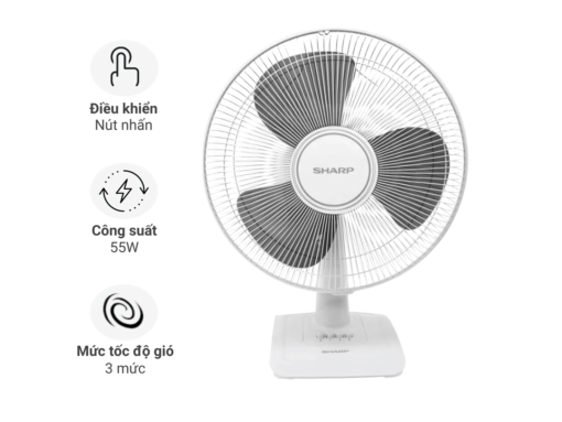 quạt bàn sharp pj-t40mv-lg Quạt bàn Sharp PJ-T40MV-LG