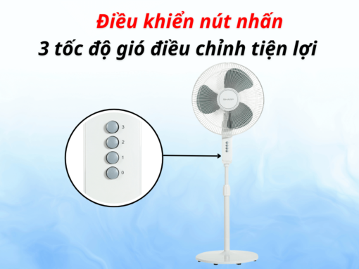 quạt đứng sharp pj-s40mv-lg (3)