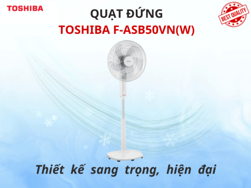 quạt đứng toshiba f-asb50vn(w) (12) Thiết kế hiện đại, sang trọng