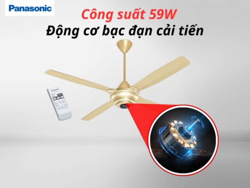 quạt trần panasonic f-56mzg-gos (2) Hiệu suất mạnh mẽ