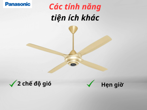 quạt trần panasonic f-56mzg-gos (5) Các tính năng, tiện ích khác