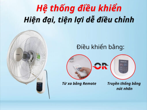 quạt treo tường panasonic f-409mg