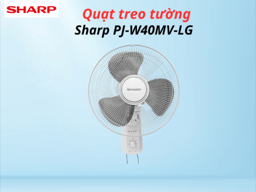 quạt treo tường sharp pj-w40mv-lg (2) Quạt treo tường Sharp PJ-W40MV-LG