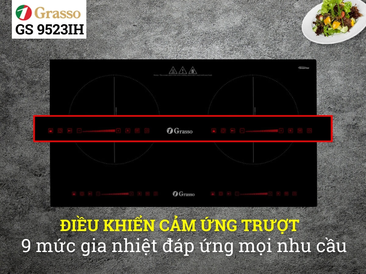 Điều khiển cảm ứng trượt hiện đại, dễ sử dụng