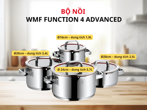 Bộ nồi WMF Function 4 Advanced 4 món
