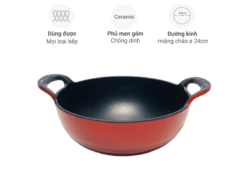 Chảo gang Oceno FD25BRED 25cm