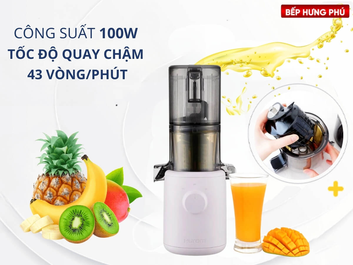 Công nghệ ép chậm hiệu suất cao