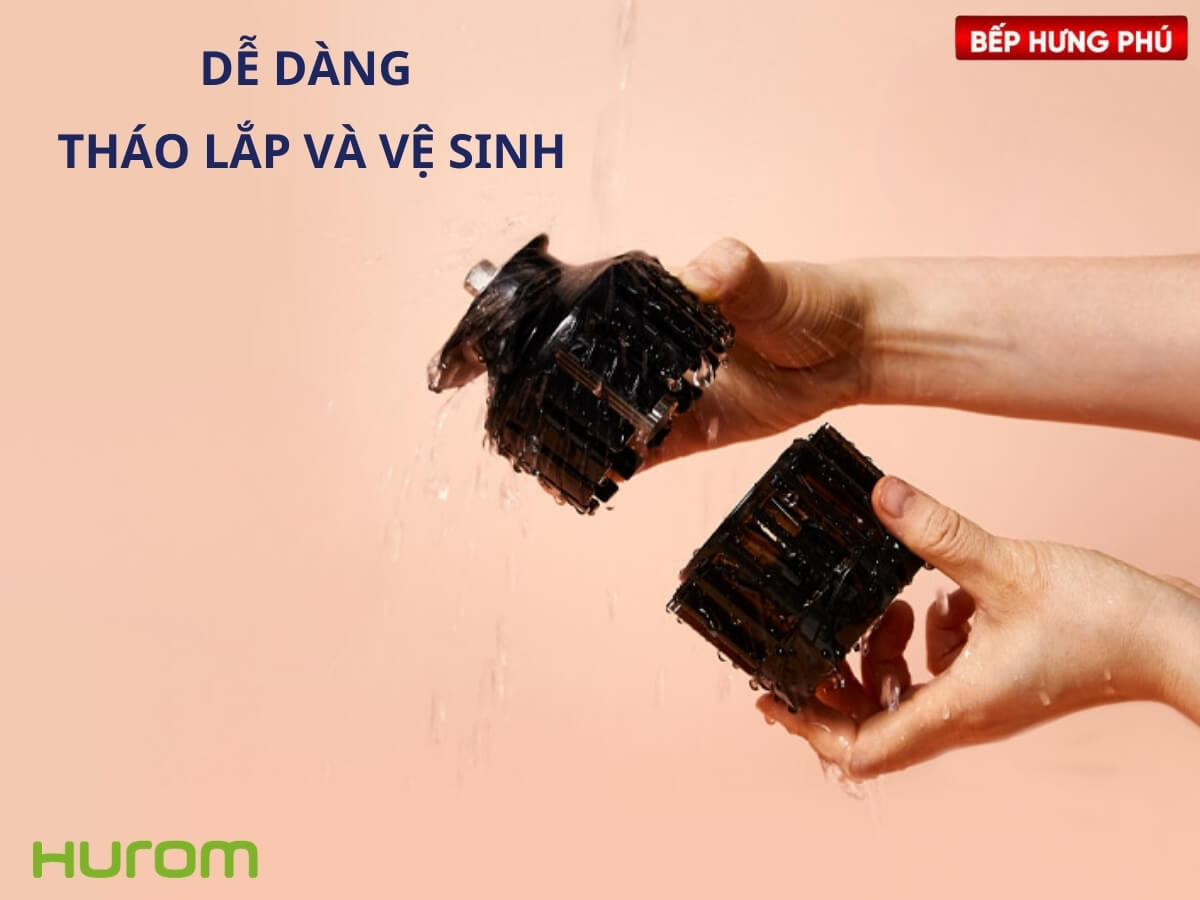 Dễ dàng tháo lắp và vệ sinh