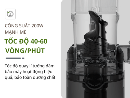 Công nghệ ép chậm hiệu suất cao