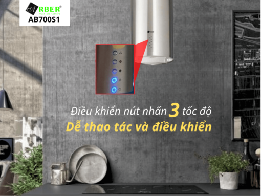 Điều khiển nút nhấn 3 tốc độ hút