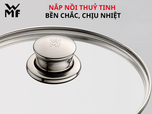 Nắp nồi thuỷ tinh bền chắc, chịu nhiệt và chịu lực tốt