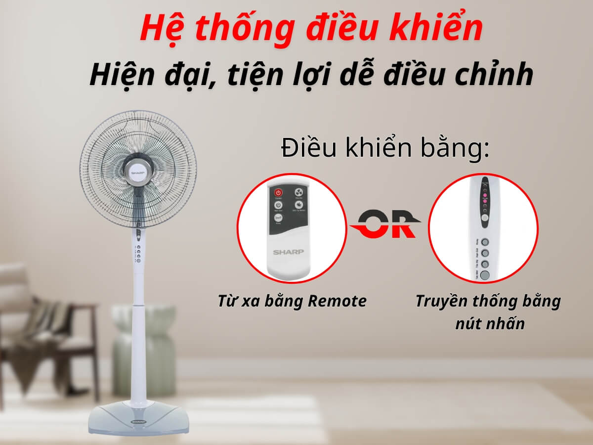 Điều khiển nút nhấn và remote