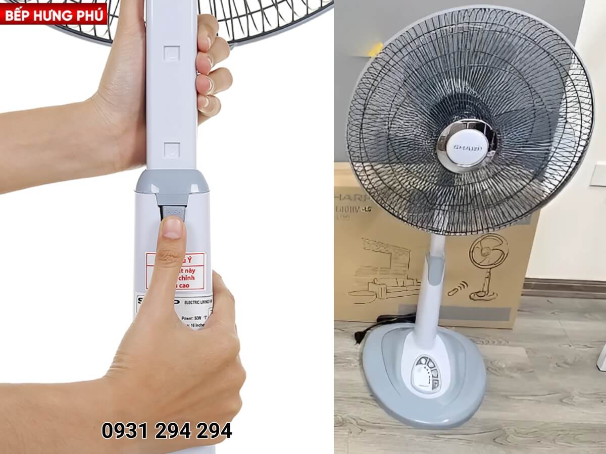 quạt lửng Sharp PJ-L40RV-LG