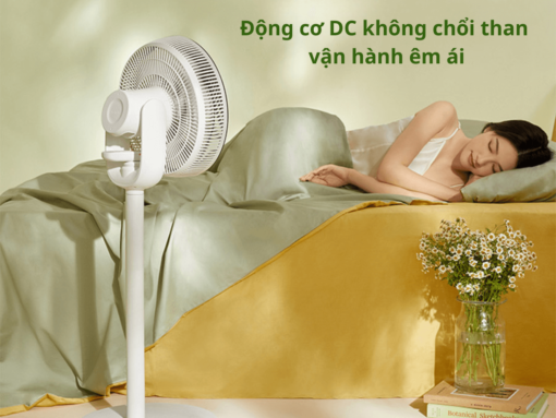 quạt tích điện xiaomi keheal f4 (5) Động cơ DC không chổi than vận hành êm ái