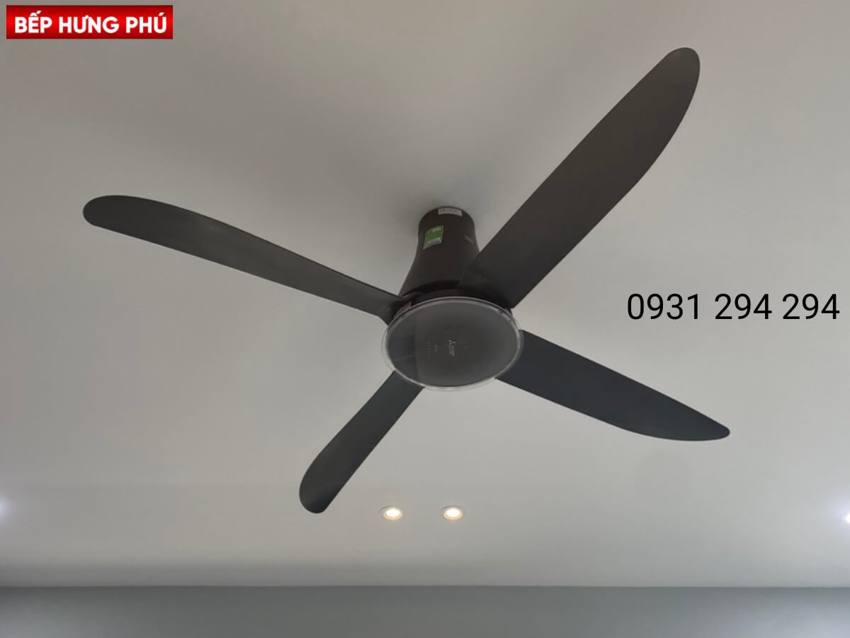 Quạt trần Mitsubishi C56-RA4 CY-GY lắp đặt tại nhà khách hàng
