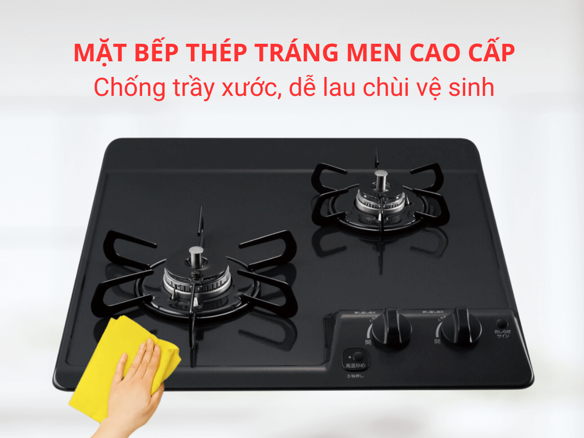 Mặt bếp thép tráng men cao cấp