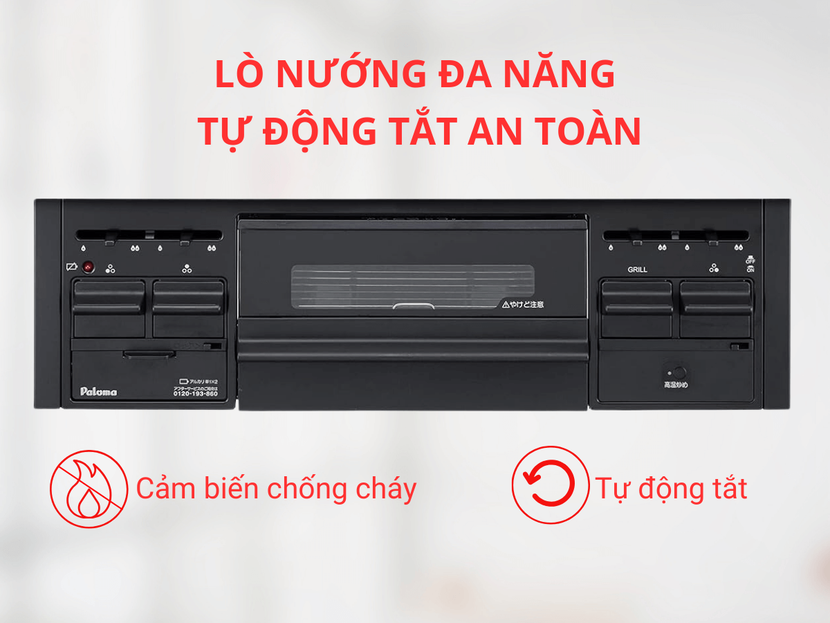 Lò nướng đa năng, tự động tắt an toàn