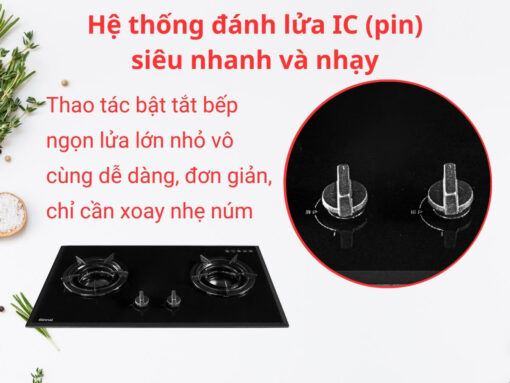 Hệ thống đánh lửa IC (pin) siêu nhanh và nhạy