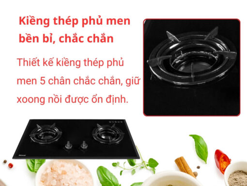 Kiềng thép phủ men bền bỉ, chắc chắn