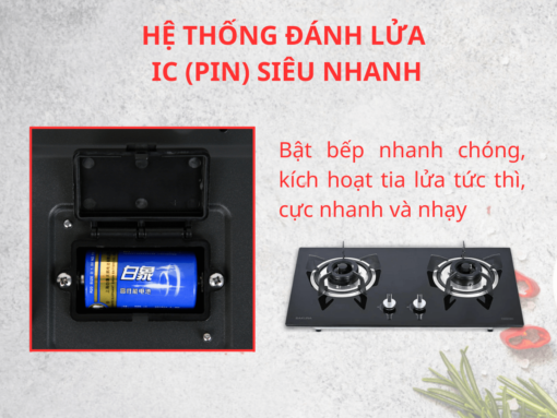 Hệ thống đánh lửa IC (pin) siêu nhanh