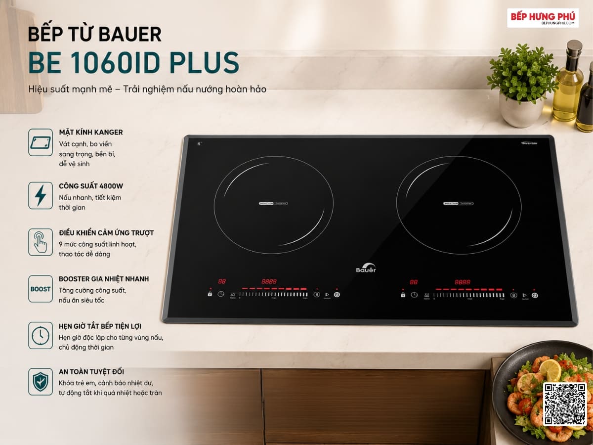 bếp từ bauer be 1060id plus