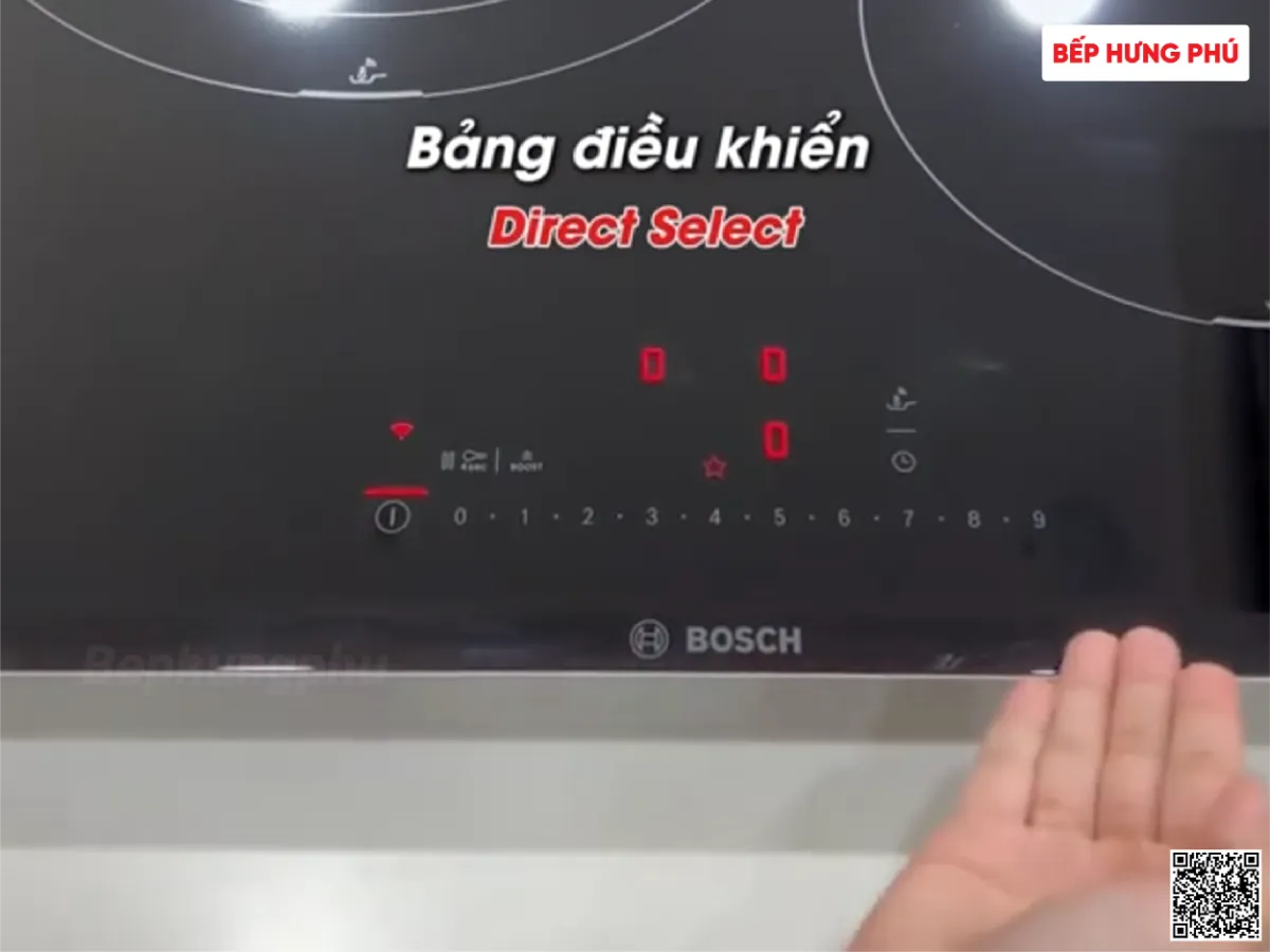 Bếp từ Bosch PID775HC1E bảng điều khiển Direct Select