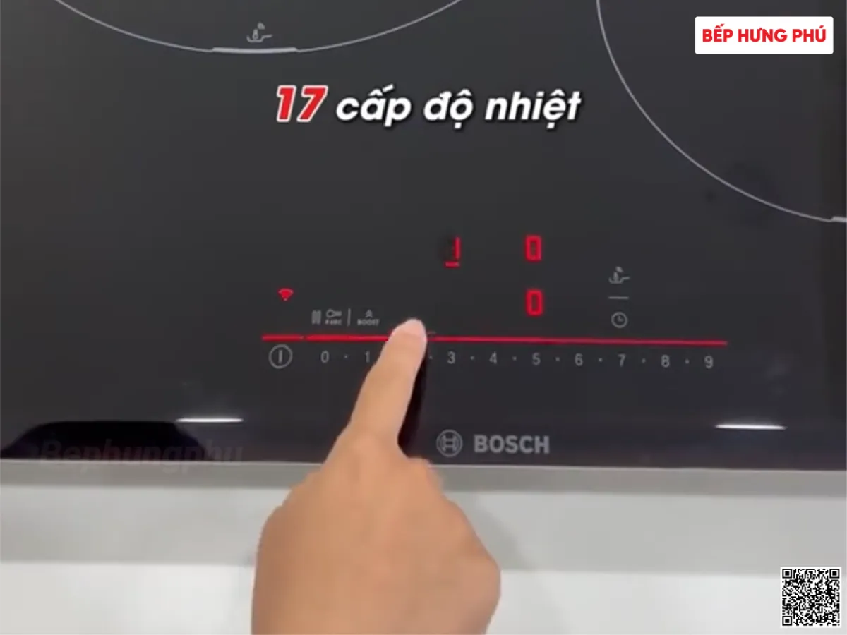 Bếp từ Bosch PID775HC1E 17 mức gia nhiệt