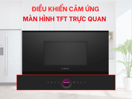 Điều khiển cảm ứng, màn hình TFT trực quan, dễ sử dụng