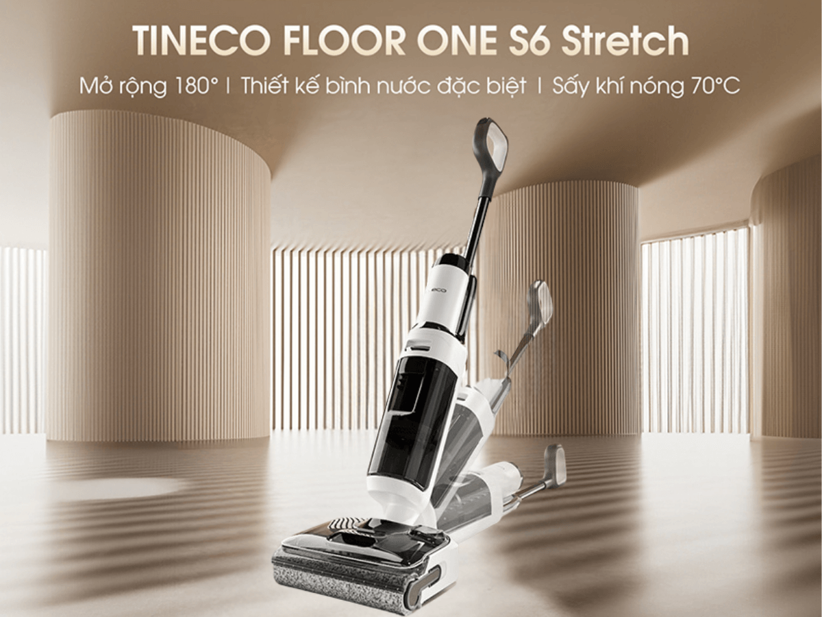Máy hút bụi lau nhà Tineco Floor One Stretch S6