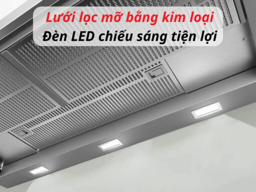 Lưới lọc mỡ kim loại dễ tháo lắp, vệ sinh