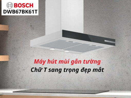 Thiết kế gắn tường chữ T, chiều ngang 60cm