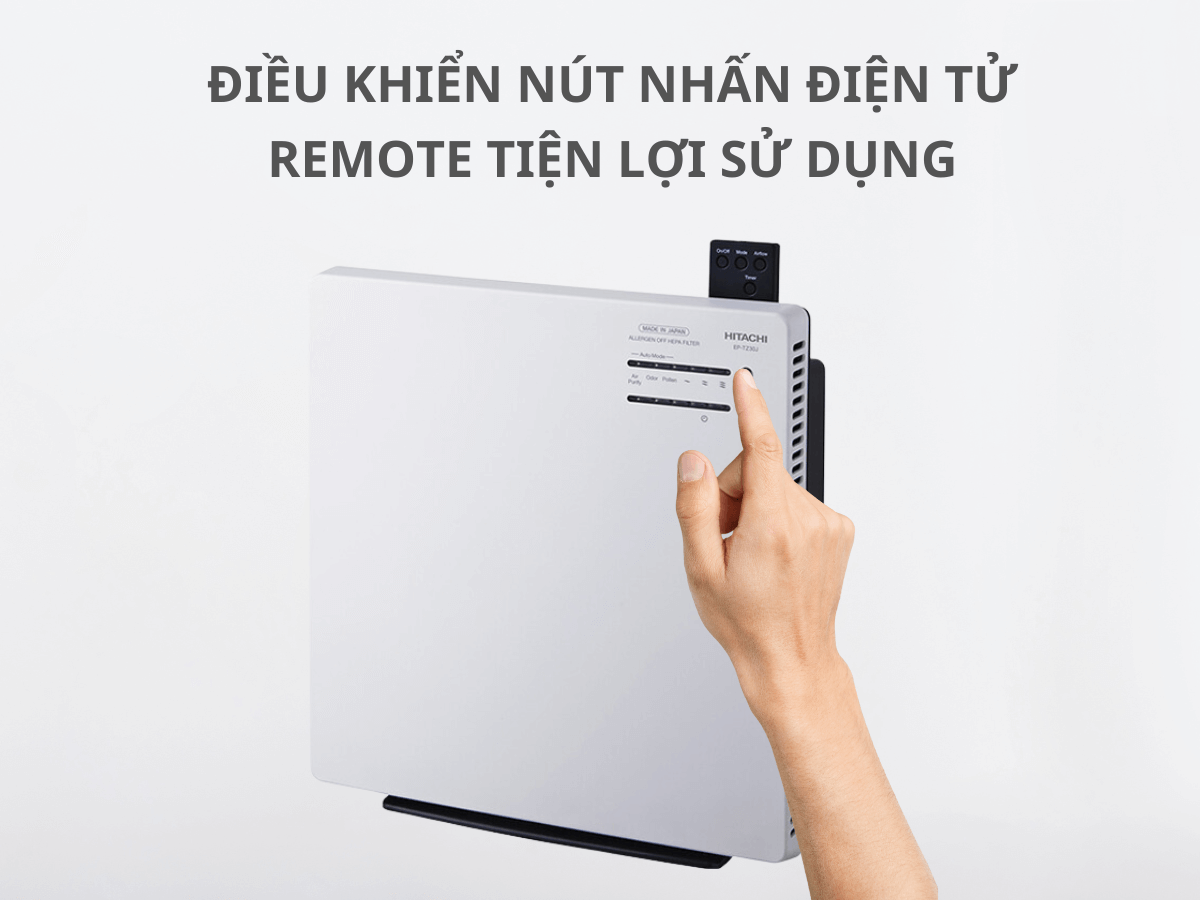 Điều khiển nút nhấn điện tử và remote tiện lợi sử dụng