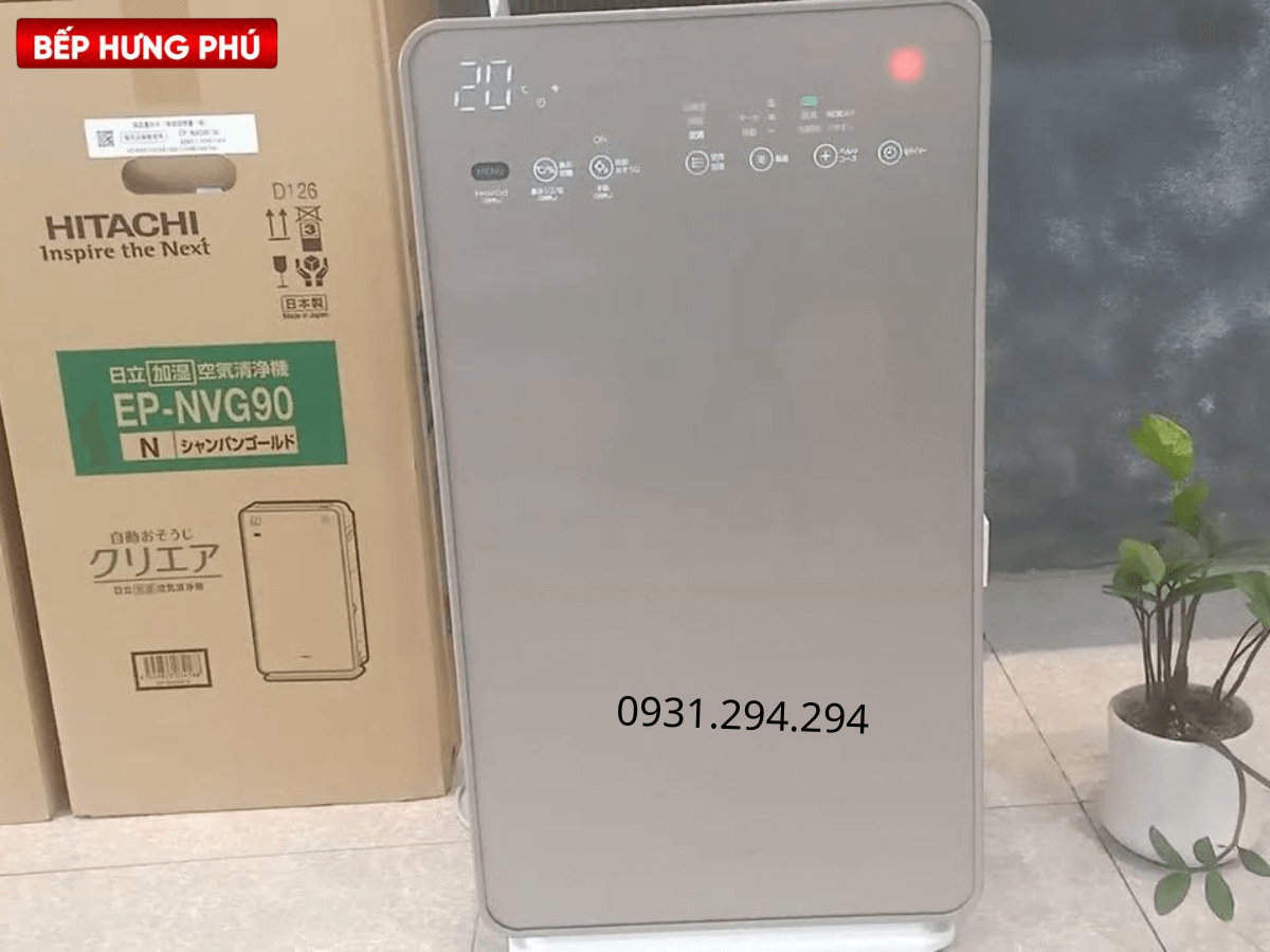 máy lọc không khí và tạo ẩm Hitachi EP-A9000 nguyên đai nguyên kiện