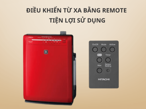 Điều khiển từ xa bằng remote tiện lợi sử dụng