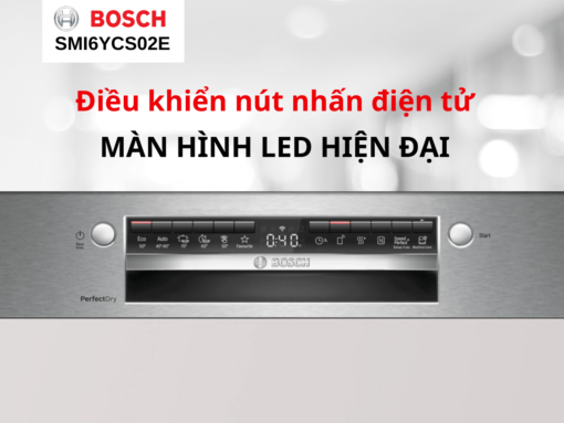 Điều khiển nút nhấn điện tử và màn hình LED hiện đại