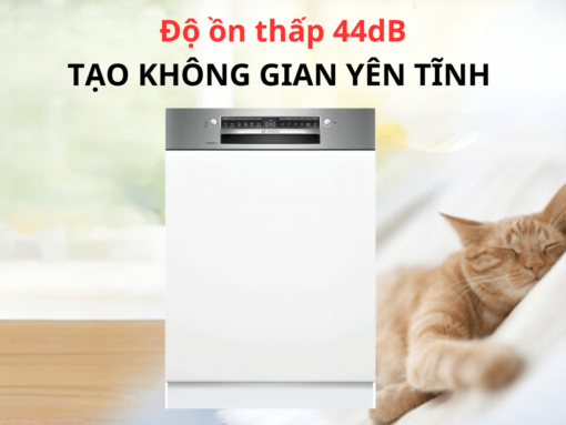 Động cơ không chổi than EcoSilence Drive, độ ồn thấp 44dB