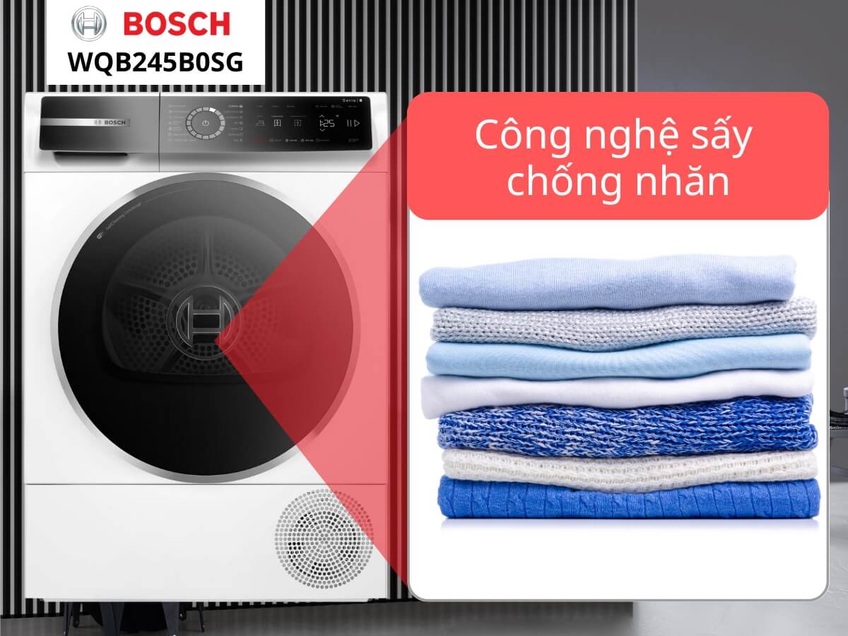 Công nghệ sấy chống nhăn