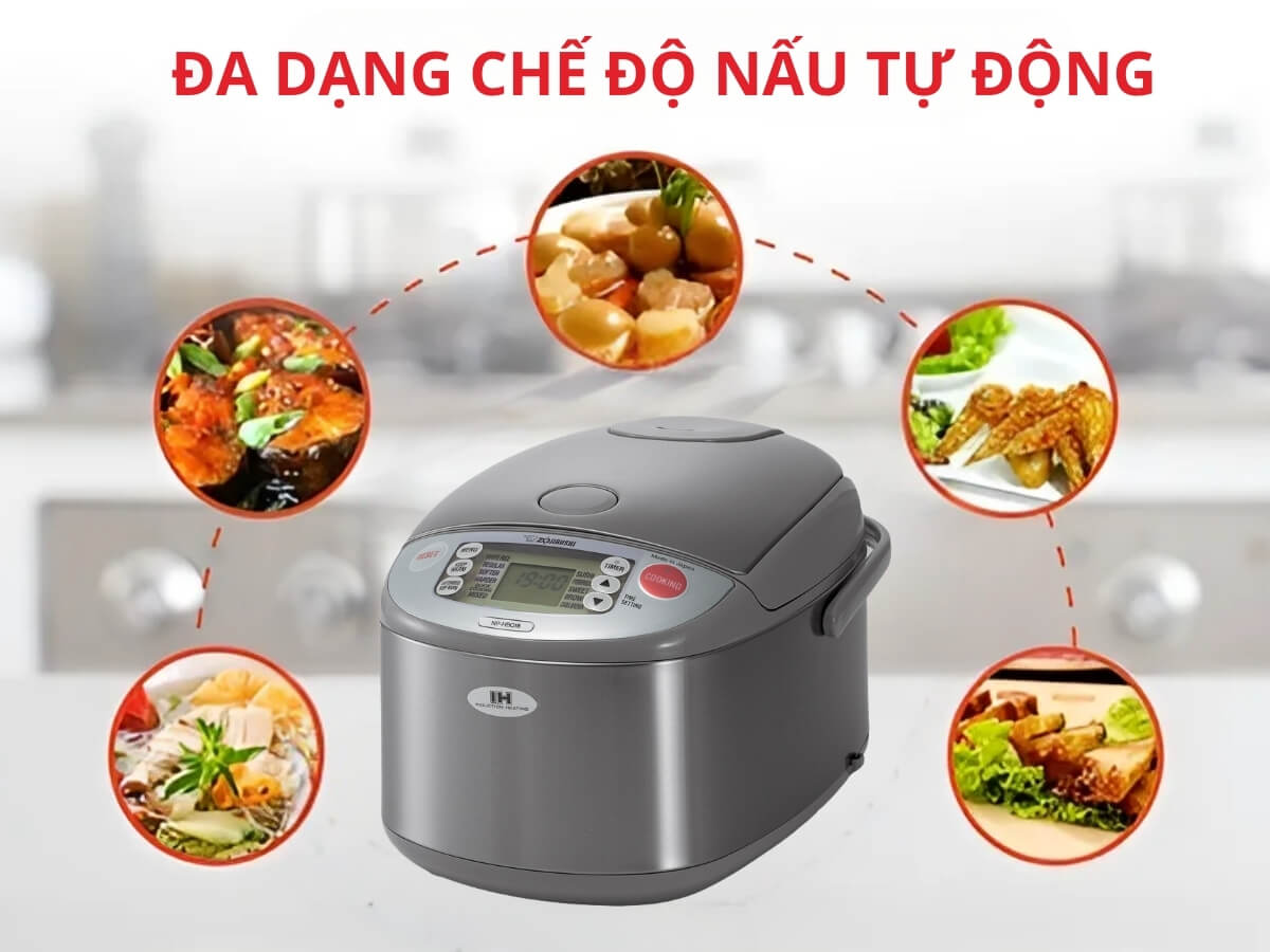 Đa dạng chế độ nấu tự động